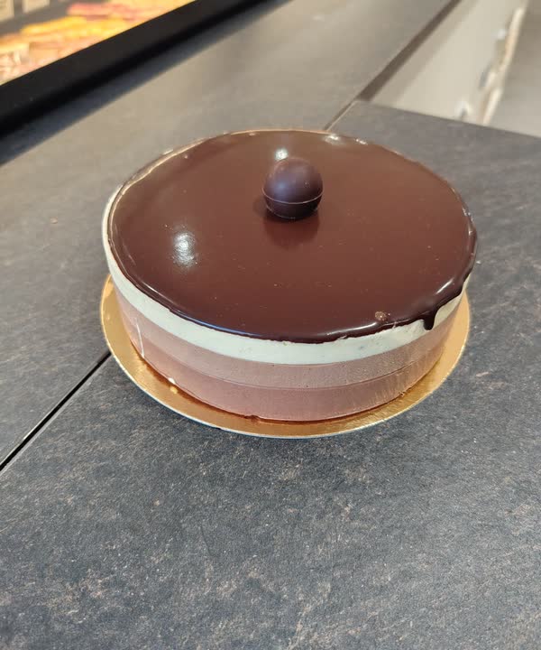 Entremets glacé au chocolat