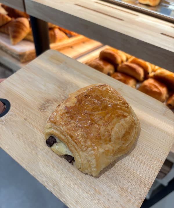 Pain au chocolat feuilleté