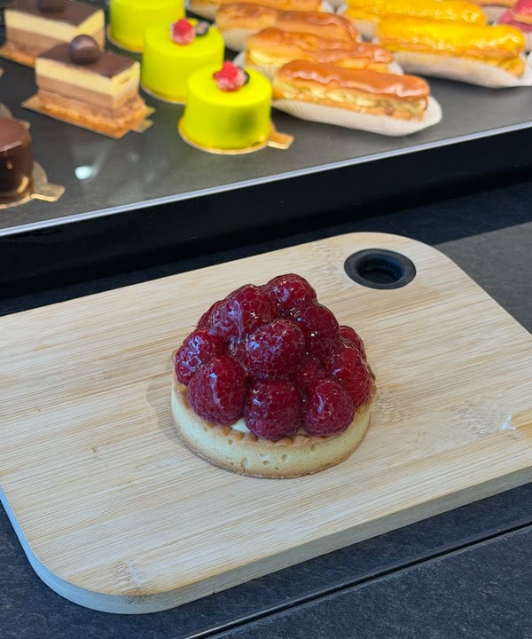Tartelette aux framboises